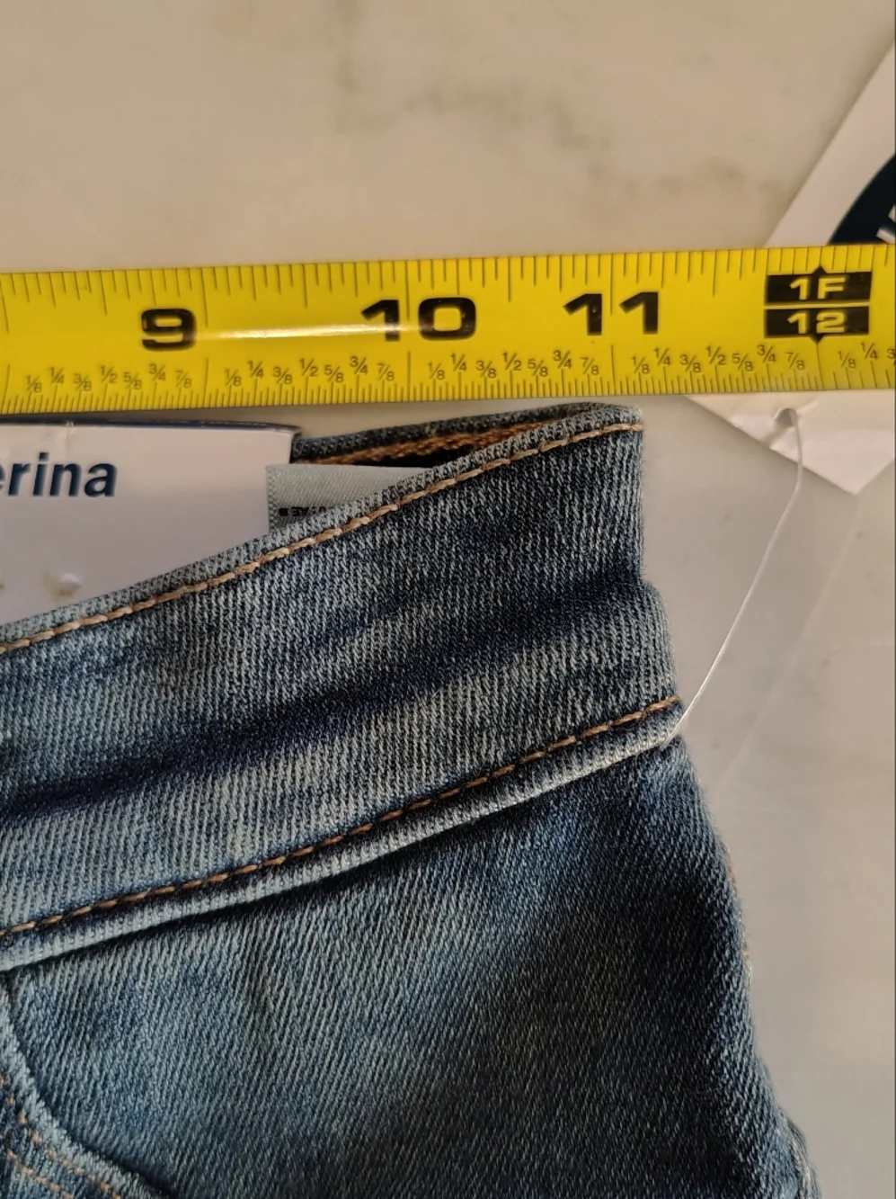 NWT Old Navy Ballerina Built In Tough Distressed Denim Jeggings Size 10 Girls